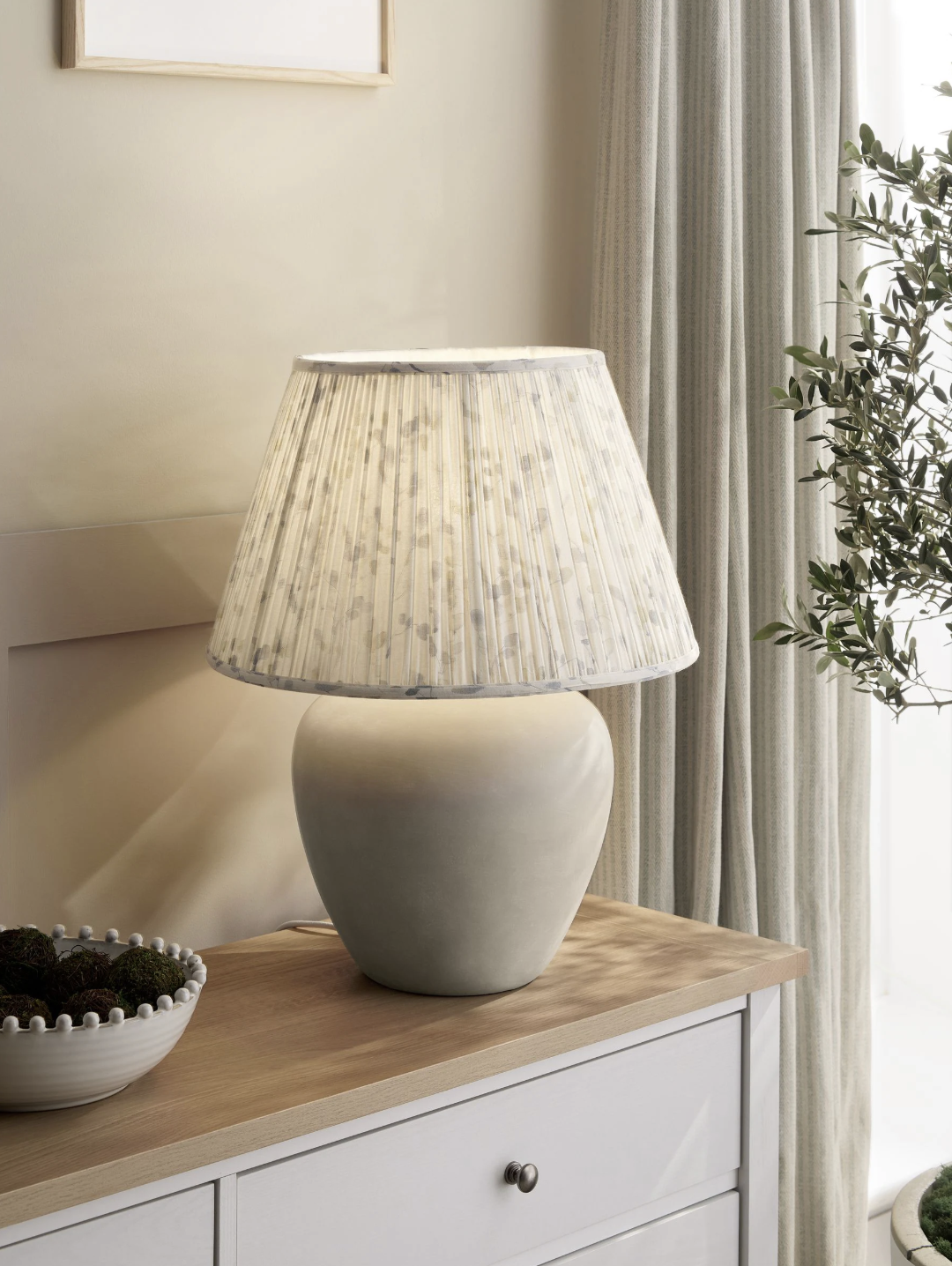 AI-generated ceramic lamp base texture extreme close-up